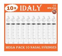 MEGA PACK 10 Seringue Nasale Bebe - Mouche Bebe - Remplace Les Pipette Nez Bébé - Avec Embout Seringue Nasale Bebe En Silicone Souple - Irrigateur Réutilisable. Liste De Naissance Bébé Recherche.