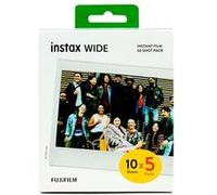 Mega pack papier photo instantané Instax Wide 5x10 vues Blanc Blanc G