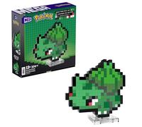 MEGA Brands Coffret de construction Bulbizarre Pokémon – Figurine articulée 15 cm, 374 pièces, HTH75
