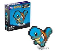 MEGA Brands Coffret construction Carapuce – Figurine articulée style rétro pixélisé, 367 pièces