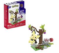 Mega Pokémon Coffret Construction La Cueillette De Pichu avec 1 Figurine Articulée Pichu, Personnage en Mouvement, 84 Pièces, Jouet Enfant, A Partir De 7 Ans, HPB59