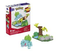 MEGA Pokémon Coffret de construction Aventure en Forêt avec Figurine Bulbizarre, Environnement de forêt, 82 briques et pièces compatibles, Jouet Enfant, Dès 7 ans, HDL77