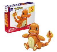 Mega Pokémon Coffret de Construction Figurine articulée Salamèche Géant (28 cm) avec 750 Briques et pièces compatibles et Poké Ball, Jouet Enfant, Dès 7 Ans, HHL13