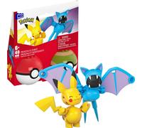 Mega Pokémon Coffret de Construction Pikachu et Zubat, avec Figurines articulées