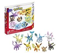 MEGA BLOKS Coffret de construction Pokémon Évoli Evolution 470 pièces 9 figurines GFV85