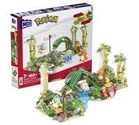 Mega Pokémon Coffret Ruines De La Jungle, Jeu De Briques De Construction pour Enfants Et Adultes, Figurine Osselait, Salamèche, Amonita Inclus, 464 Pièces, Jouet pour Enfant de 7 Ans et Plus, HDL86