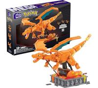 Mega Pokémon Figurine Action Dracaufeu Articulée 28cm, Jeu De Briques De Construction pour Enfants Et Adultes, Modèle Pokémon À Collectionner, 1663 Pièces, Jouet pour Enfant de 8 Ans et Plus, HMW05