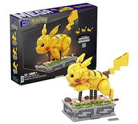 MEGA Pokémon Figurine Action Pikachu 30 cm, Jeu De Briques De Construction pour Enfants Et Adultes, Modèle Pokémon À Collectionner avec 1095 Pièces, Jouet pour Enfant de 8 Ans et Plus, HGC23