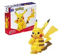 MEGA Pokémon Figurine Action Pikachu Articulée 33cm, Jeu De Briques De Constructionn pour Enfants Et Adultes, Modèle Pokémon À Collectionner avec 825 Pièces, Jouet pour Enfant de 8 Ans et Plus, FVK81