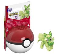 MEGA Pokémon Sprigatito Jouet de construction Pokeball à collectionner à partir de 6 ans