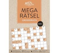 Mega-Rätsel Großdruck - Band 2 | Bunter Rätselmix in Großschrift: Nachhaltiger Rätselspaß in großer Schrift auf umweltfreundlichem Recyclingpapier