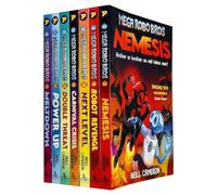 Mega Robo Bros Series Volume 1-7 Books Collection Set By Neil Cameron(Meltdown, Power Up, Double Threat, Carnival Crisis, Next Level, Robot Revenge & Nemesis)
