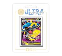 Méga-Sharpedo ex 113/094 Full Art Secrète - Ultraboost X Méga-Évolution 2 Flammes Fantasmagoriques - Coffret de 10 Cartes Pokémon Françaises