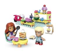 MEGA BLOKS Coffret Barbie - Boulangerie, 76 pièces, 2 mini-figurines, dès 4 ans GWR32