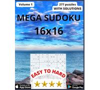 Mega Sudoku 16x16: - easy to very hard - 277 Puzzles