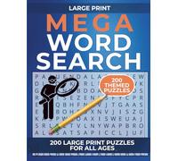 MEGA Word Search: 200 Large Print Puzzles For All Ages