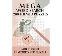 Mega Word Search: 200 Large Print Themed Puzzles