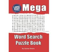 Mega Word Search Puzzle Book: Large Print, 100+ Themed Puzzles for Adults & Seniors | Brain-Boosting, Easy-to-Read, Pen Ready Word Find Puzzles