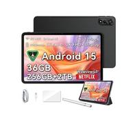 MEGA2 Tablette Tactile 11.97 Android 15 2.4G+5G Wifi, RAM 36 Go ROM 256 Go/SD 2 To 9000mAh Tablette PC Dual Sim - Gris