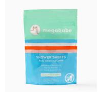 MEGABABE CUCUBRIMBER FIGNES DE DOUCHE | Tissus de nettoyage du corps envelopp individuellement | 10 lingettes (pack de 1)