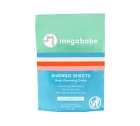 Megababe - Lingettes de douche au goût de concombre et menthe | Lingettes nettoyantes corporelles emballées individuellement | 10 lingettes (lot de 1)
