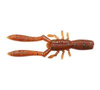 Megabass Leurre Souple Bottle Shrimp 3 Root Beer Green/Black Flake - 7.5cm - 4g - Bottle 3 Root B GB