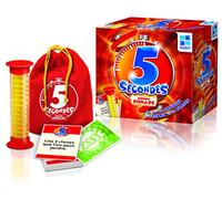 Megableu 5 Secondes Nomade - Jeu Rapide, Version Française 8+ | 180 questions pour 2 joueurs et plus - Donnez 3 réponses en 5 secondes, avec minuteur serpentin et sac de transport