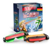 MEGABLEU 678448 Jeu de tir Laser pour Enfants - Jeux de tir - Jeux de Combat d'intérieur pour Enfants - 2 Masques Laser Inclus - Cadeau de Jeu interactif - Jeu en Plein air - À partir de 6 Ans -