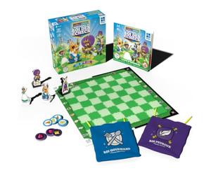 Megableu L’Histoire du Roi des Échecs - Jeu Éducatif Enfant 2 en 1 | Version française pour 2 à 4 joueurs dès 3 ans - Apprenez les échecs avec des histoires, mini-jeux et plateau réversible