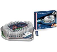 Megableu – Puzzle 3D PSG Parc des Princes, 111 pièces, LED intégrées, sans colle, dès 7 ans