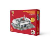 Megableu - Puzzle 3D - STADE BOLLAERT RC LENS - Licence Officielle - 147 Pièces avec Eclairage 4 LED - Maquette Pour Fans Foot RC Adultes et Enfants dès 7 ans - Assemblage Sans Outils Ni Colle