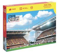 Megableu - Puzzle RC Lens - Stade Bollaert-Delelis - 1000 Pièces - Format 70 x 50 cm - Puzzle Football sous Licence Officielle - Loisirs Créatifs Supporters Fan Foot dès 14 Ans