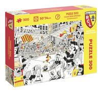 Megableu- Puzzle RC Lens Style BD, 678278, Noir et Blanc