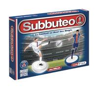 Megableu Subbuteo PSG - Jeu de Société Foot de Pichenette Officiel | Version française pour 2 joueurs dès 6 ans - Jeu de stratégie et d’adresse avec figurines souples et terrain en feutrine