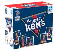 Megableu Super Kems PSG - Jeu de Société Foot Officiel | Version française dès 6 ans - Réunissez 4 cartes identiques, utilisez un signe secret et sonnez avant le Contre-Kem’s