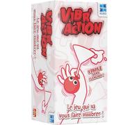 Megableu - VIBR'ACTION - Jeu de Cartes d'Ambiance Fun pour Adultes - Jeux de Société Soirées Entre Amis - 200 Défis Amusant A Relever - 2+ Joueurs - 30 Min - avec 3 Piles AA Non Fournies - 14+ Ans