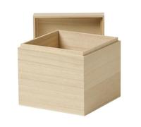 MÉGACRÉA Boite en Bois Cube 12 cm - Personnalisable