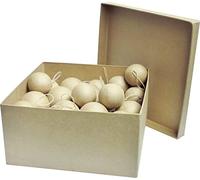 MegaCrea Boules de Noel en Papier mâché (x40)