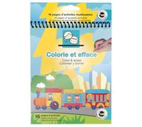 MÉGACRÉA Carnet d'activités réutilisable Transports 14,3 x