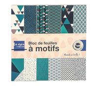 MÉGACRÉA Carnet Papier Origami 15,2 cm Graphique 24 Feuille
