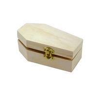 MÉGACRÉA Cercueil en Bois Déco Halloween 11,5 x 6,5 x 4,3 c