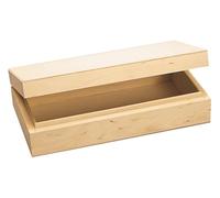 MÉGACRÉA Coffret en Bois 22 x 12 x 5,3 cm - Personnalisable