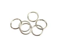 MégaCréa DIY - Anneaux brisés ronds 12 mm Argenté 60 pièces