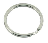 MégaCréa DIY - Anneaux de porte-clés 3 cm Argenté 6 pièces