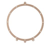 MegaCrea DIY Attrape-rêves MDF 2 Cercles perforés 15 et 20 cm
