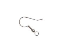 MégaCréa DIY - Boucles d'oreille américaines Crochet 19 mm Argenté x6