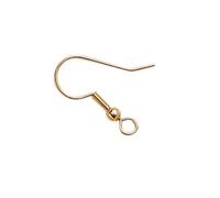MégaCréa DIY - Boucles d'oreille américaines Crochet 19 mm Doré 6 pièces