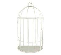 MégaCréa DIY - Cage à oiseau décorative en métal 30 x 18 x 12 cm