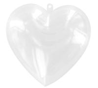 MegaCrea DIY Coeur en Plastique 8,5 cm