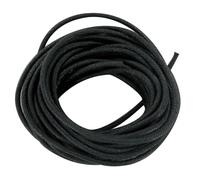 MégaCréa DIY - Cordon en Coton ciré 2 mm noir 5 m